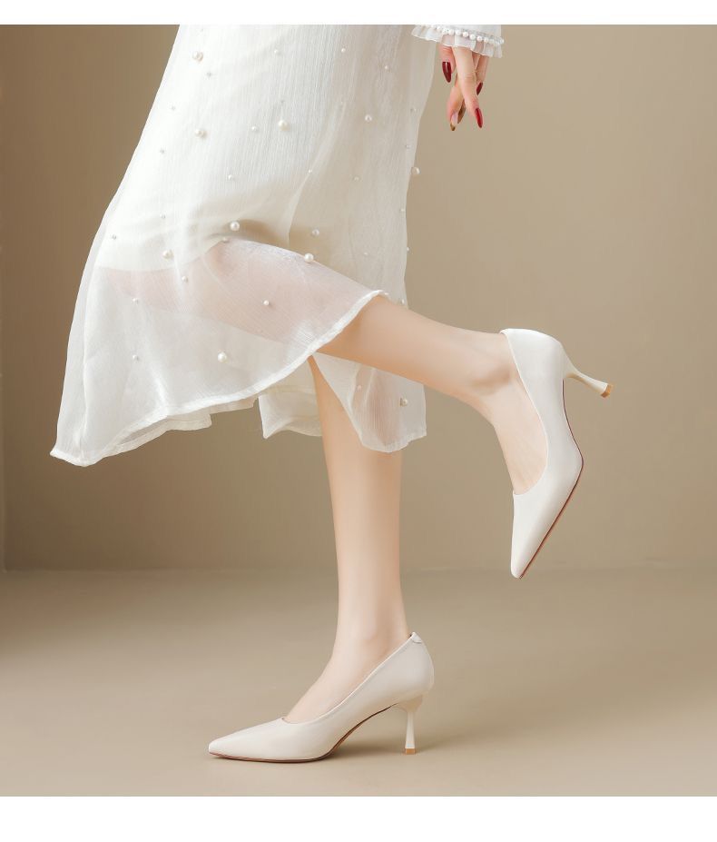 shallow mouth pointed small high heels shallow mouth pointed small high heels