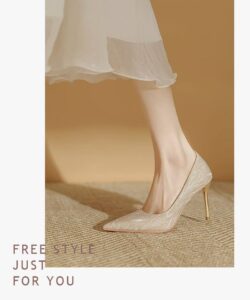 2025 new daily high-end high-heeled shoes