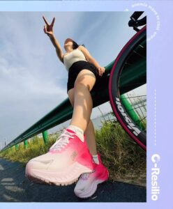 Professional running shoes, shock-absorbing ultra light sports shoes, lightweight casual running shoes for women