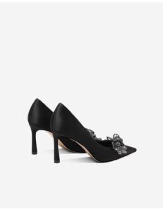 2026 Spring and Autumn New Black Sexy Pointed Non tiring Heels with Thin Heels