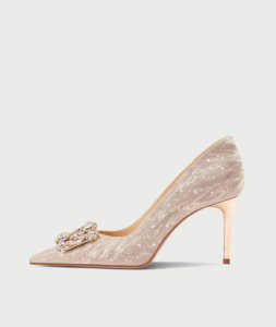 Champagne colored high heels for wedding, daily wear, two pairs