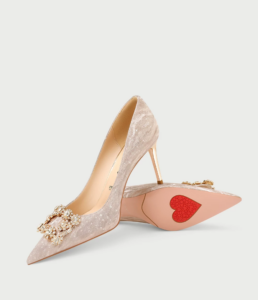 Champagne colored high heels for wedding, daily wear, two pairs
