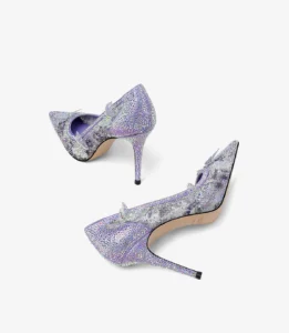 Luxury Water Diamond Butterfly Stiletto Heels