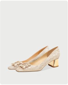 Large size, thick heels, high heels, wedding shoes