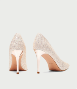 Champagne wedding shoes, bridal shoes, new high heels