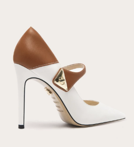 One line pointed thin heel light luxury high heels