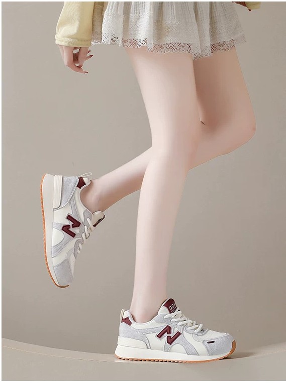 Leather sports shoes with a poop like feel, women's shoes 2026 new model!!2200771756752 Leather sports shoes with a poop like feel, women's shoes 2026 new model