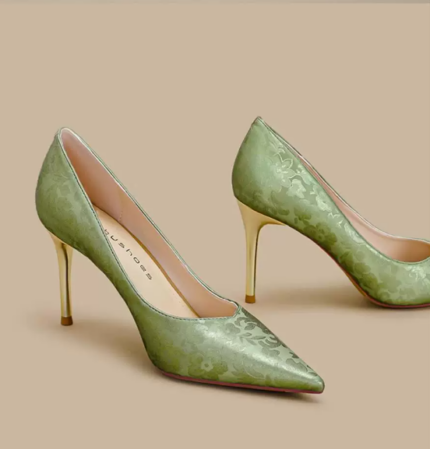 Champagne colored high heels for women 2026 new slim heels