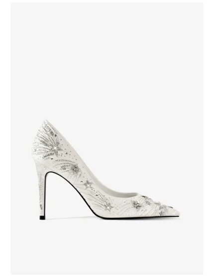 Chuangshui Diamond High Heels Women's Full Diamond Crystal Shoes Banquet Shoes Wedding Shoes