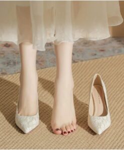 Lace Hanfu High Heels