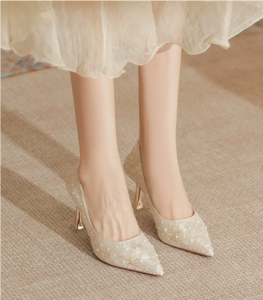 Starry Sky Pearl High Heels