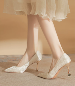 Starry Sky Pearl High Heels